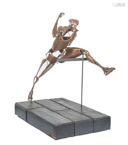 Bronze Olympic Game Athlete Sculpture, Tom McBride