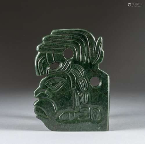 Pre-Columbia Style Carved Jade