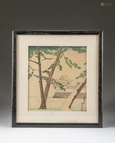 Japanese Kikujawa Eizan Woodblock Print