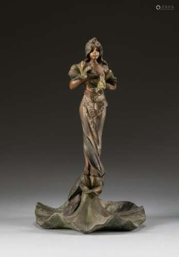 19th French Metal Figure, Lady