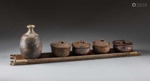 Set Of Meiji period Japanese Antique Porcelain Teacups