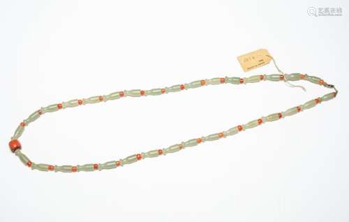 Chinese Antique Export Jade Necklace