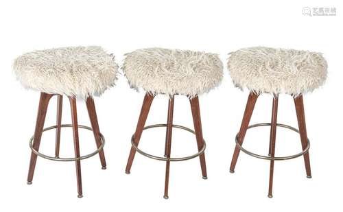 Mid Century Three Bar Stool High Chairs