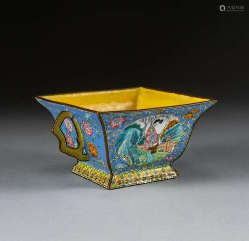 Chinese Antique Enameled Bronze Incense Burner