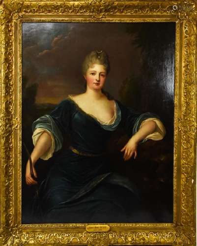 Alexis Simon Belle Portrait of a Lady Oil Painting