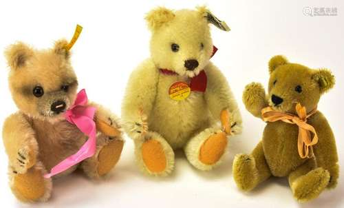 Vintage Toys - German Steiff Stuffed Teddy Bears