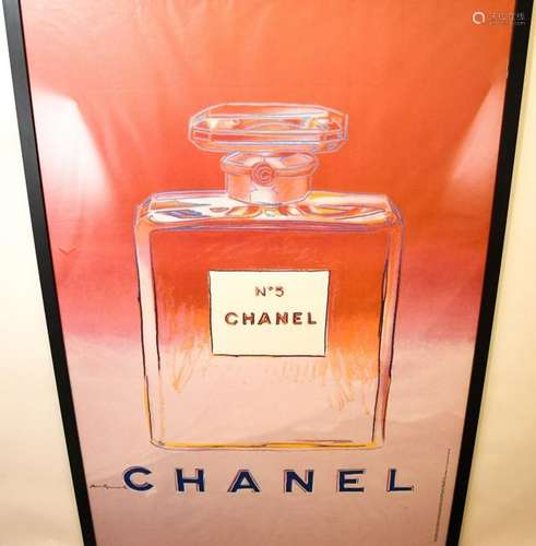 Vintage Chanel No. 5 Andy Warhol for Chanel Poster