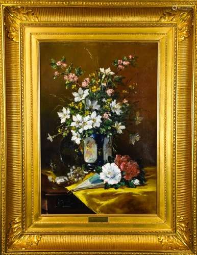 Eugene Henri Cauchois Still Life Oil Painting