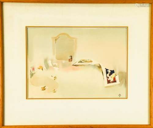 Werner Jurgen Signed & Titled Watercolor Painting
