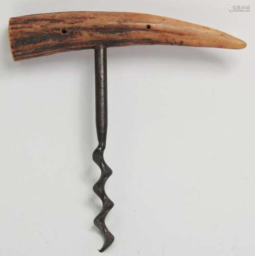 Horn Handle Corkscrew / Wine Bottle Opener