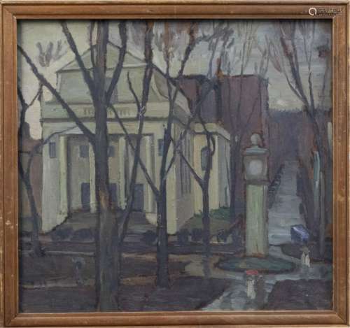 Oil on board (20th Century)