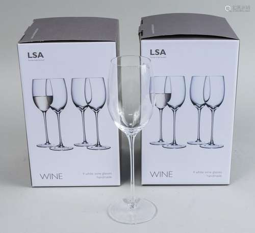 LSA International White Wine Glasses