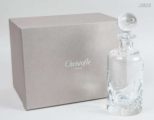 Christofle Carafa Whisky Decanter