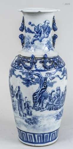 Chinese Blue and White Porcelain Vase