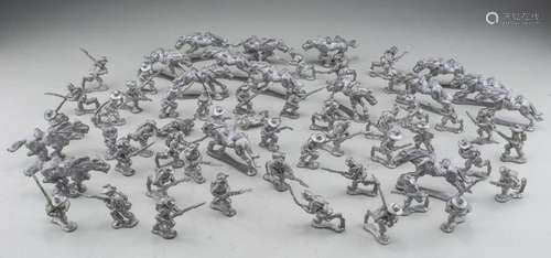 Group of Pewter Toy Soldiers