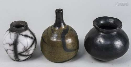 Three Art Pottery Vases