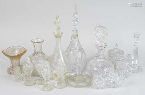 Miscellaneous Group of Table Glass