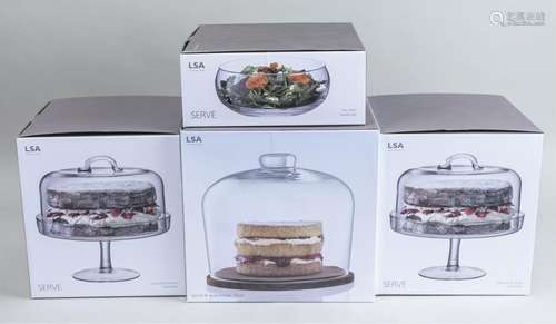 LSA International Glass Serving Dishes