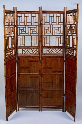 Chinese Bamboo Screen