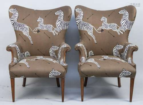 Pair of Wing Chairs