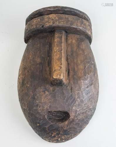 African Style Carved Wood Mask