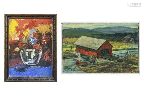 Two Oil Paintings (20th Century)