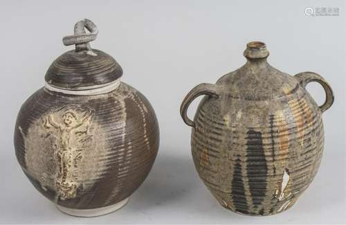 Two Art Pottery Vessels