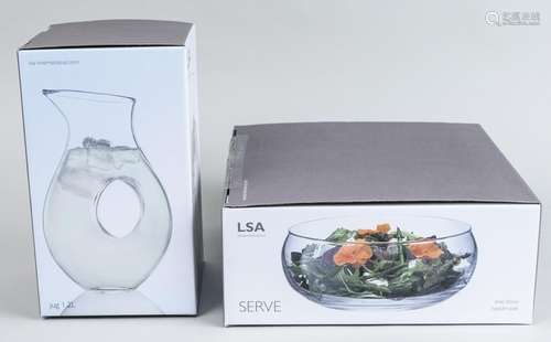 LSA International Salad Bowl and Carafe