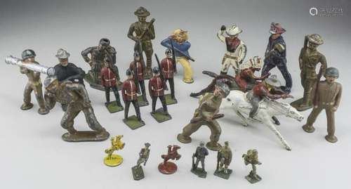 Group of Vintage Toy Soldiers