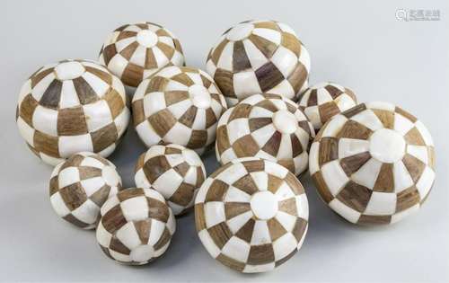 Group of Decorative Spheres