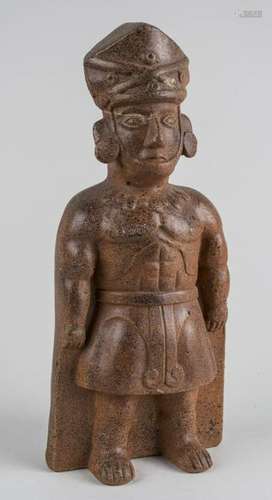 Terra Cotta King Colima Figure