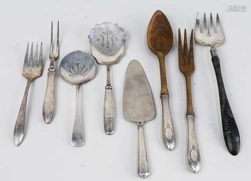 Group of Silver & Silver Plated Flatware