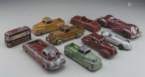 Group of Vintage Die Cast Toy Cars