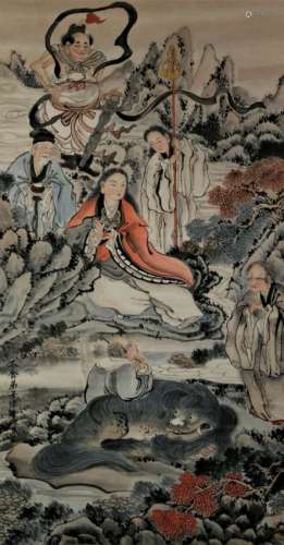 A picture of Chinese paintings