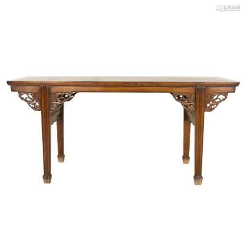 CHINESE HUANGHUALI LONG ALTAR TABLE