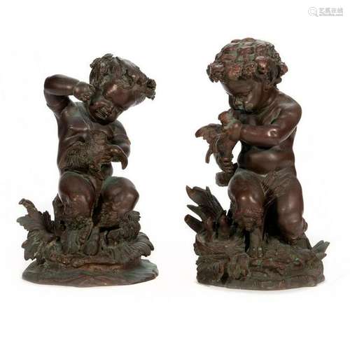 19th century bronze figures