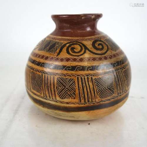 Pre-Columbian-Type Pottery Vase