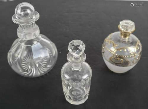 Three Bottles with Stoppers