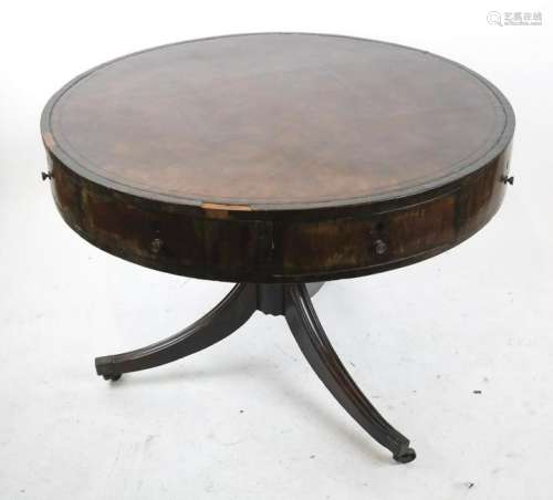 American Antique Drum Table