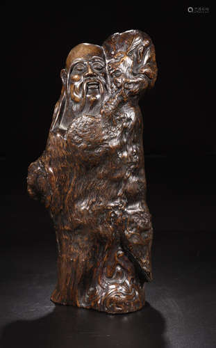 A BURL FIGURE OF 