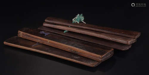 A PAIR OF HUANYANG WOOD AND HUANGHUA WOOD  CHINESE  ALLEGRO