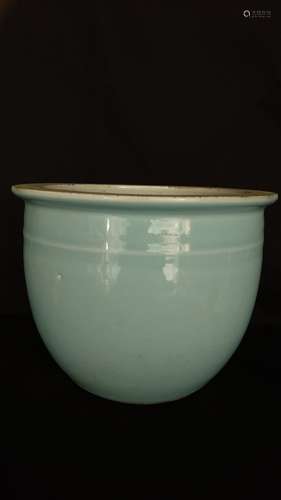 CHINESE CELADON GLAZED JAR, ROC P.