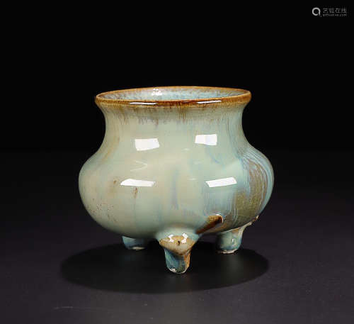 A JUN YAO& CELESTE GLAZE CENSER