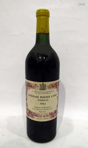 1953 Chateau Pontet Canet Pauillac