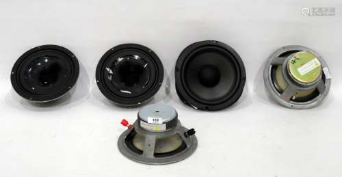 Spendor BC1 55 watt Bass, speaker parts, SP1 Bass unit, Number One of Monacor SPH-210 bass speaker