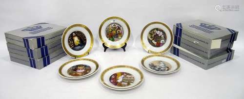 Six Royal Copenhagen collectors plates in boxes, to include Hans Christian Andersen plate 'The