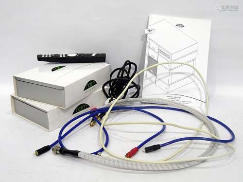 Quantity of hifi cabling, Naim remote control and Naim owners manual
