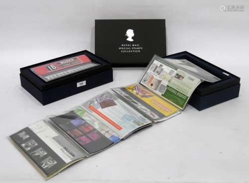 Quantity of commemorative GB stamps, British Museum, Transports of Delight, Scotland etc (boxed) and