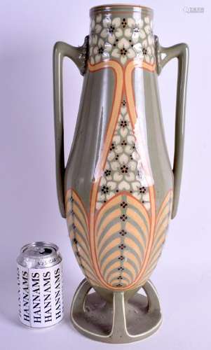 A LARGE SECESSIONIST MOVEMENT ART POTTERY VASE possibly