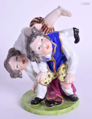 A RARE 19TH CENTURY SAMSONS OF PARIS DERBY FIGURE